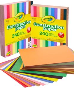 Alternative view of Crayola Construction Paper Bulk Pack (480 Sheets) – 10 Assorted Colors. 9x12. Teacher School Supplies & Classroom Must Haves. Card Making Craft Supplies. Art Paper