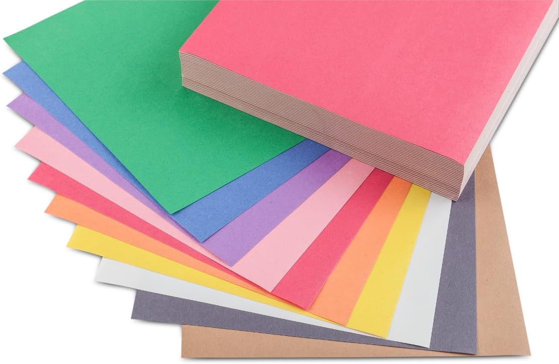 Crayola Construction Paper Bulk Pack (480 Sheets) – 10 Assorted Colors. 9x12. Teacher School Supplies & Classroom Must Haves. Card Making Craft Supplies. Art Paper - Image 7