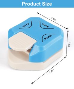 Alternative view of Paper Corner Rounder Punch. Corner Punch Corner Cutter Rounder for Cardstock. 3 in 1 (R4mm. R7mm. R10mm) Round Corners Cutter for Crafts. Card Making. Scrapbook Supplies